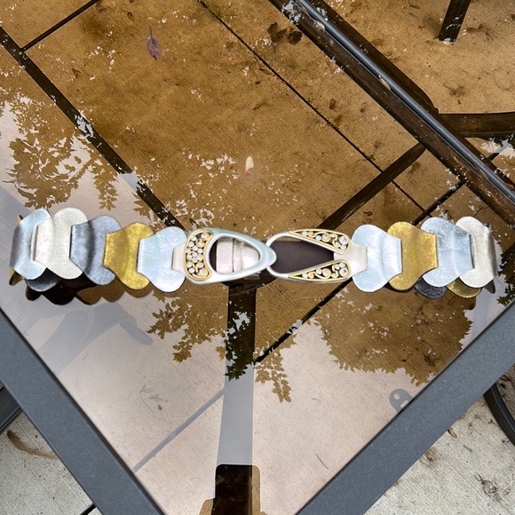 Chicos Leather Belt (never worn) - Picture 1 of 14